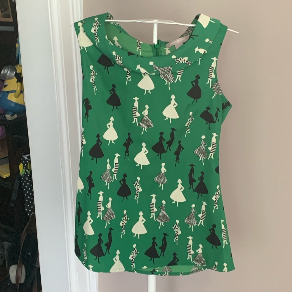 Banana Republic print cowl neck blouse. Worn about 2-3x